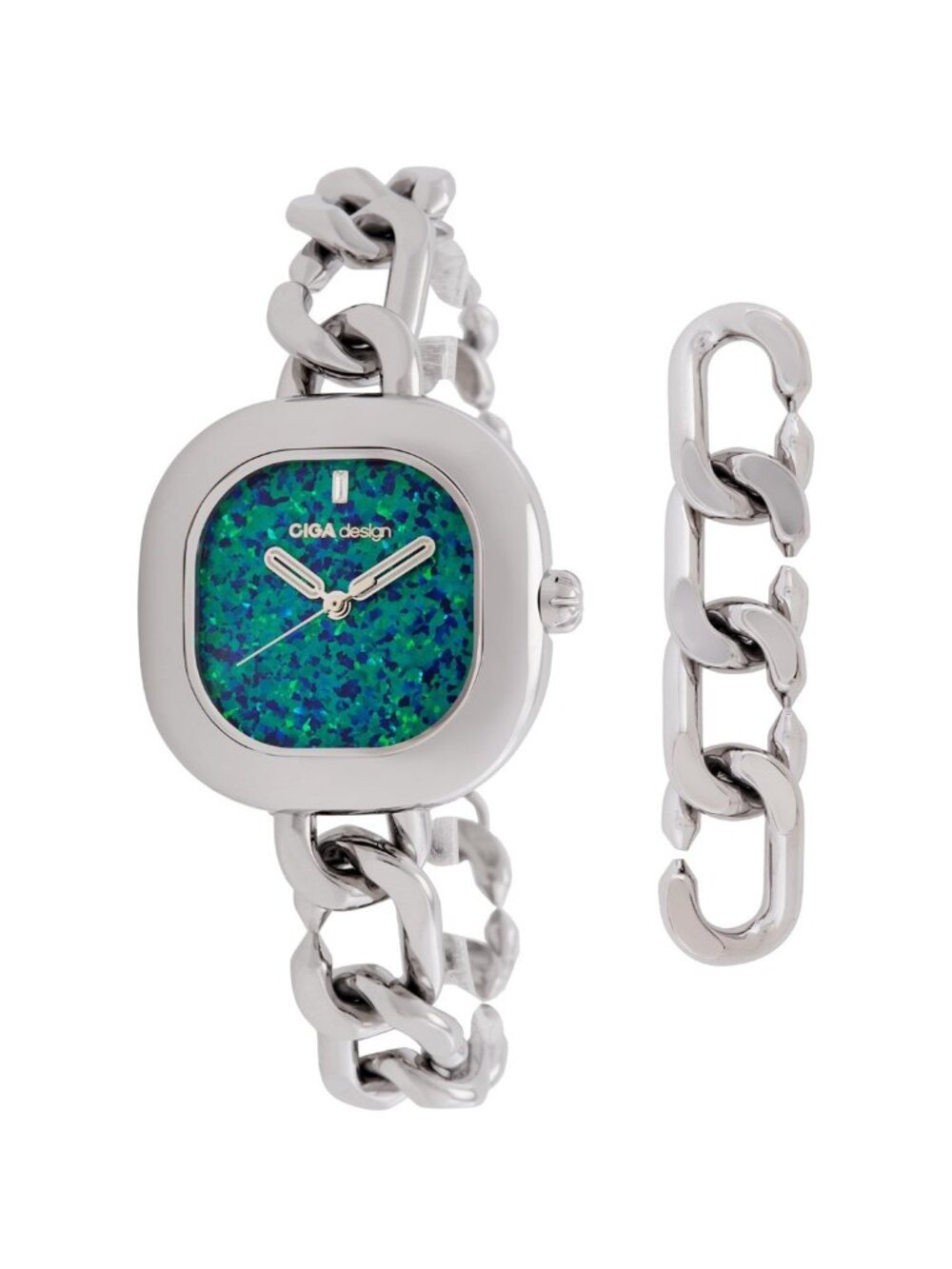 NWT Ciga Design Aglaia Quartz Blue Dial Ladies Watch